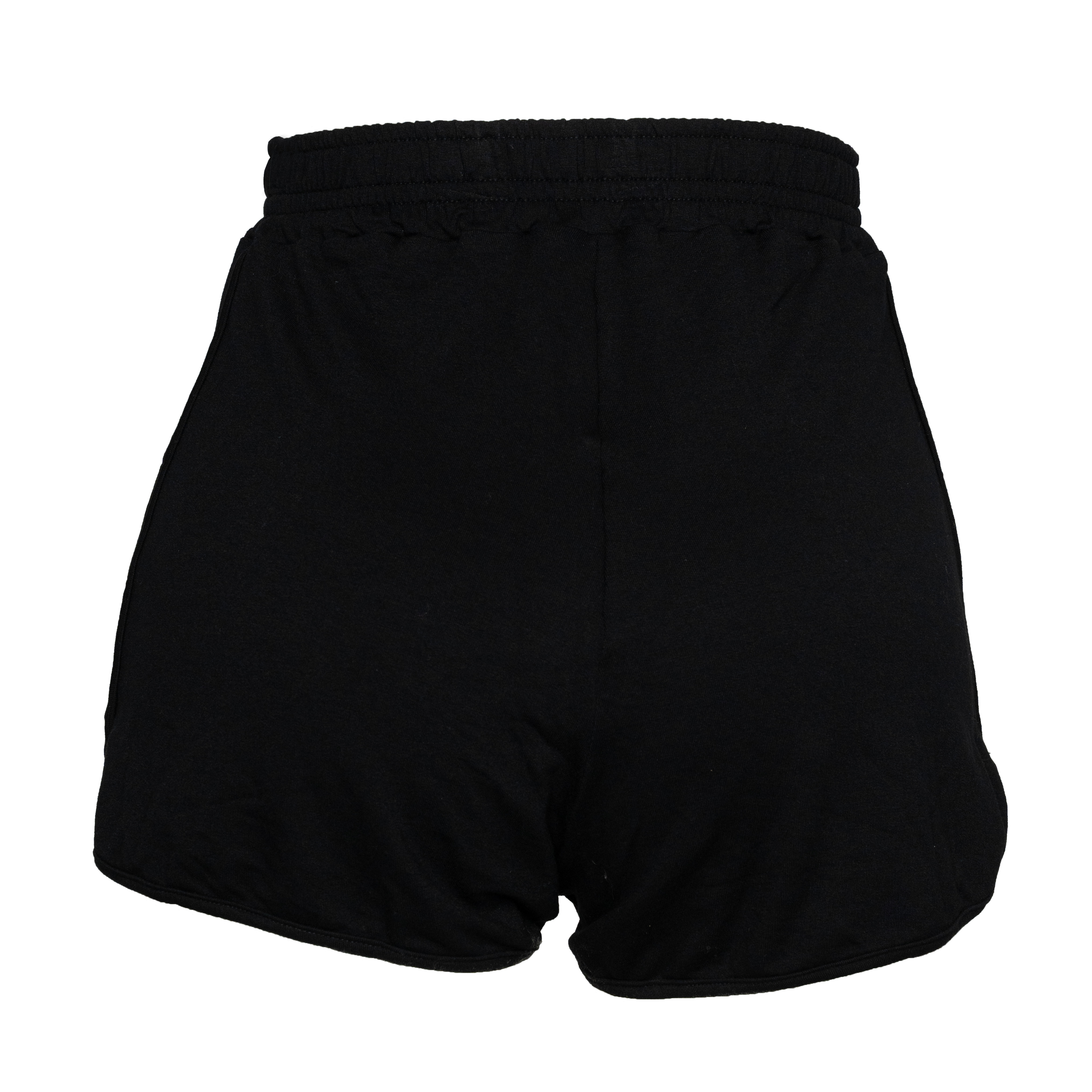 Detalhes do short Diadora feminino preto com logo branco